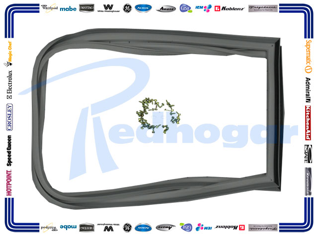 EMPAQUE PUERTA AMANA BCO 153X37 CM