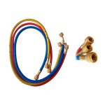 JUEGO MANGUERAS MANOMETRO UNIWELD (1METRO) R-410A