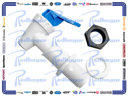 LLAVE BCA C/PALANCA AZUL CUERDA EXT 3/4
