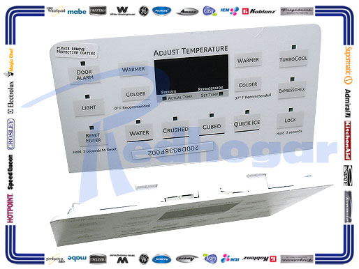 TARJETA Y DISPLAY DESPACHADOR ENS. BLANCO